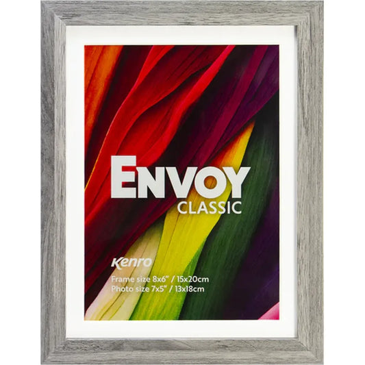 Kenro Envoy Classic Photo Frame A2 with A3 Mat - Grey