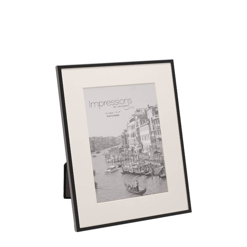 Impressions Matt Black Photo Frame 7x5 Image 1