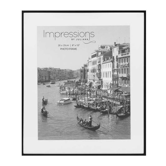 Impressions Matt 10x8 Black Photo Frame