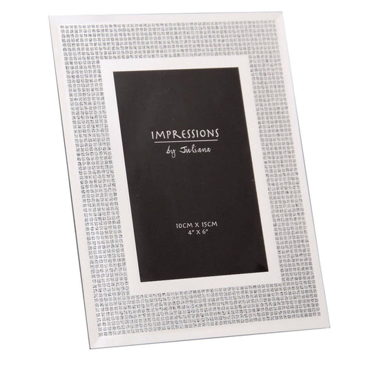 Glitter Crystal Square 6x4 Photo Frame