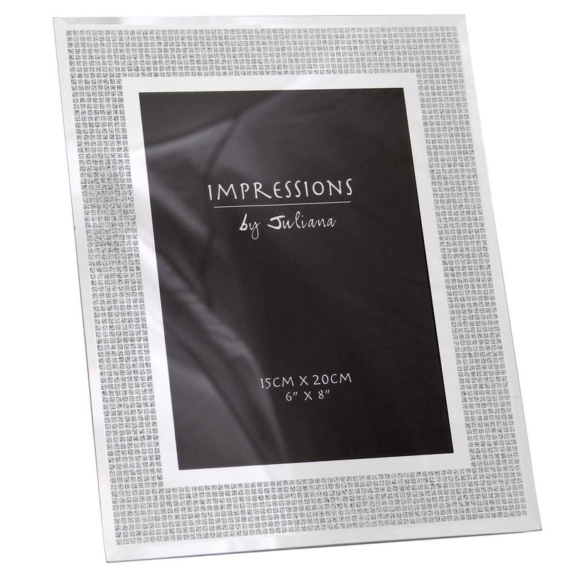 Glitter Crystal Square 8x6 Photo Frame Image 1