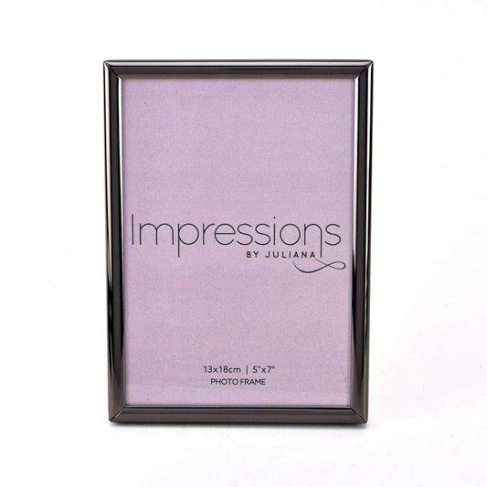 Impressions Thin Profile Pewter Finish Frames 7x5 Inch