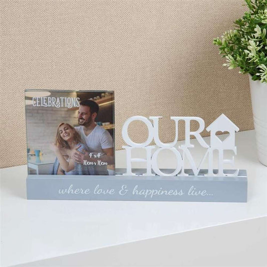 Celebrations Photo Frames | 4x4 Inch Photo Size | Our Home