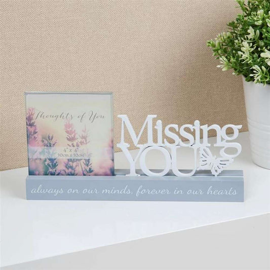 Celebrations Photo Frames | 4x4 Inch Photo Size | Missing You