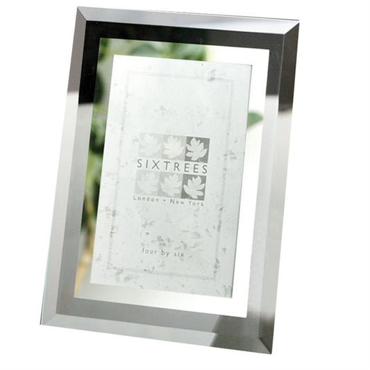 Sixtrees Stanbridge Silver Flat Bevelled 7x5 Frame