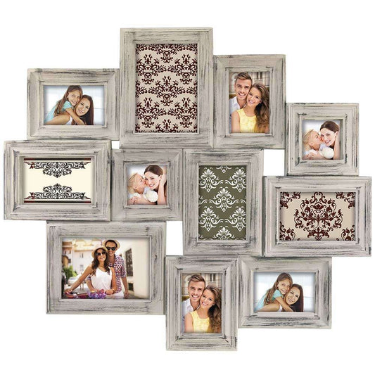 ZEP Galway Multi Photo Frame Taupe | Overall Size 70 x 61 x 3 cm