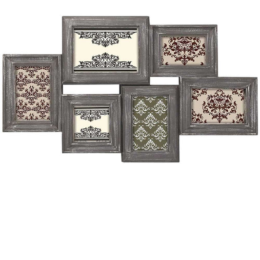 Zep Limerick Multi Photo Frame | Brown | 66 x 38 x 3 cm