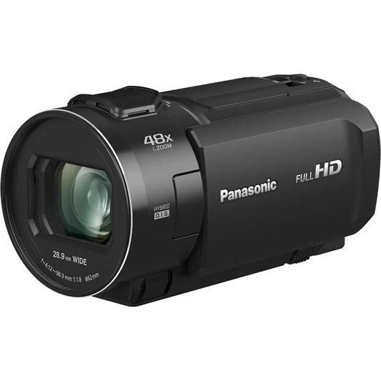 Panasonic HC-V900 camcorder front angled
