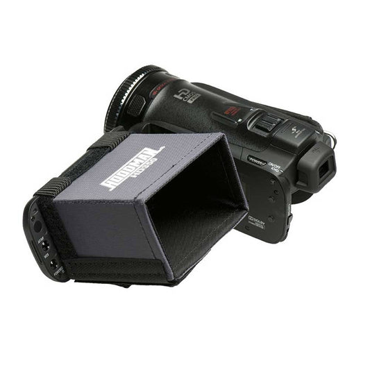 Hoodman HD Camcorder Hood - Fits 3.5" HD LCD Screens Image 1