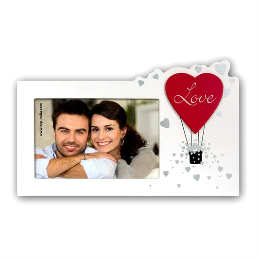 Helena 6x4 White Horizontal Love Photo Frame