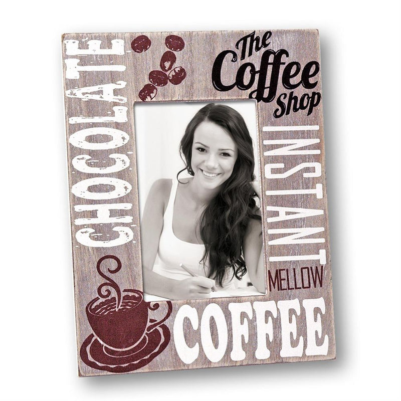 Chocolate Wood 6x4 Photo Frame Image 1