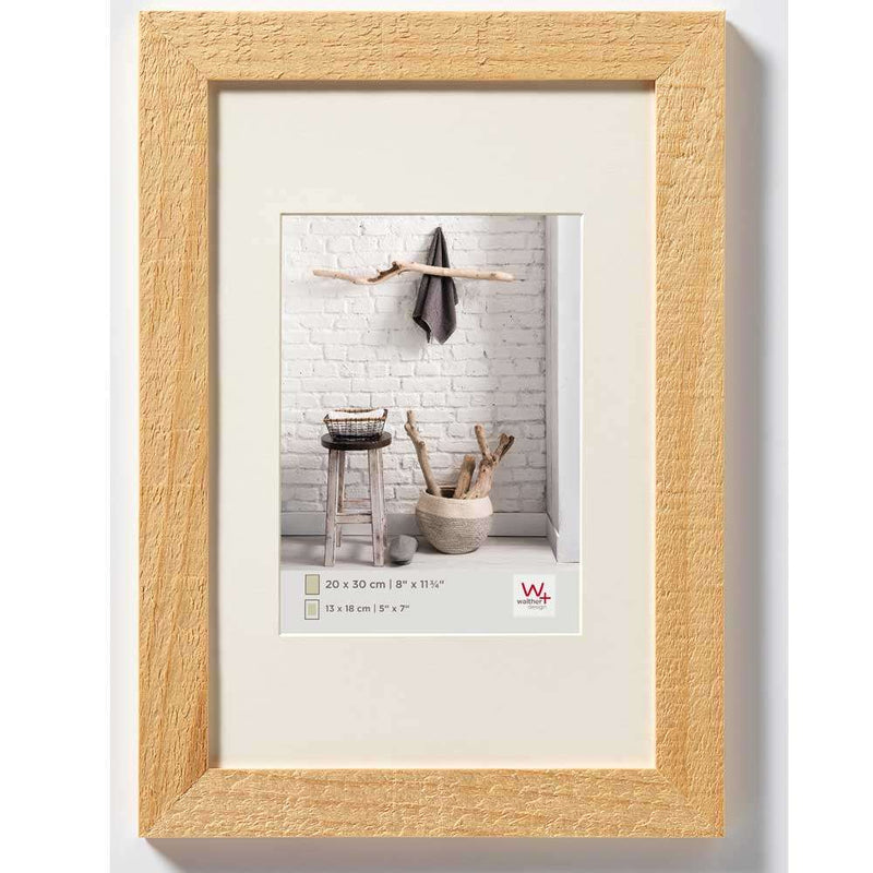 Walther Home Wooden Picture Frame - 11.75x8 inch - (Insert 7x5 inch) Nature Image 1