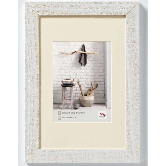 Walther Home Wooden Picture Frame - 11.75x8 inch - (Insert 7x5 inch) Polar White