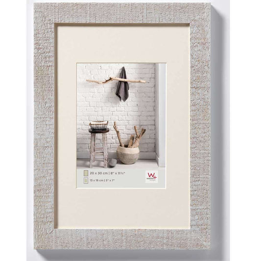 Walther Home Wooden Picture Frame - 11.75x8 inch - (Insert 7x5 inch) Light Grey