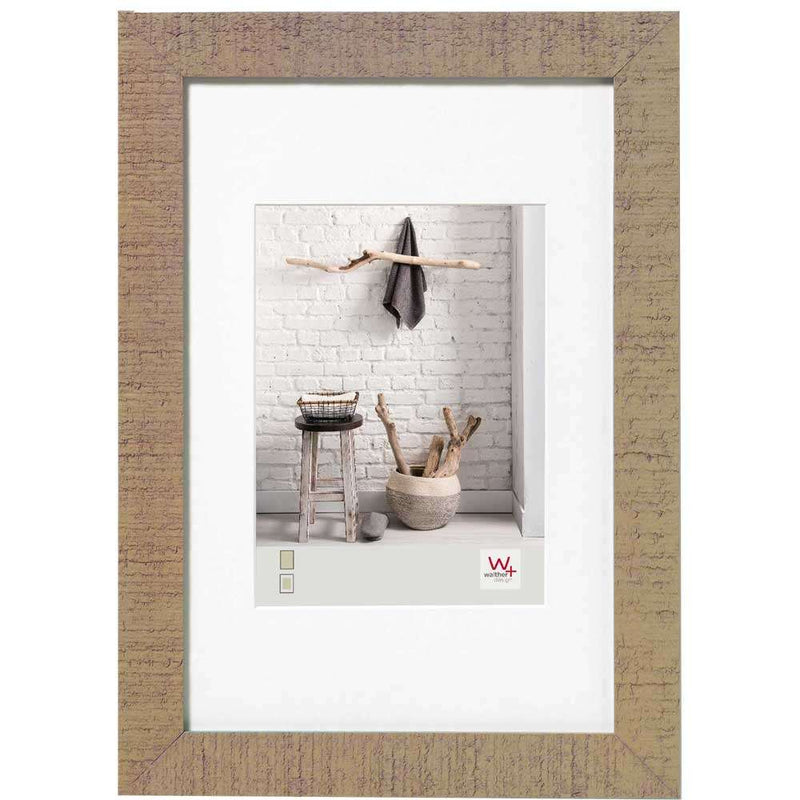 Walther Home Wooden Picture Frame - 15.75x11.75 inch - (Insert 10.75x8 inch) Beige Brown Image 1