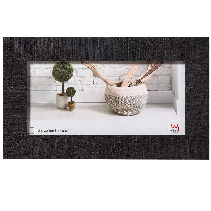 Walther Home Wooden Picture Frame - 8x4 inch - (No Insert) Black Image 1