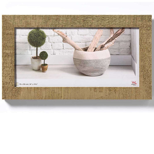 Walther Home Wooden Picture Frame - 11.75x6 inch - (No Insert) Beige Brown