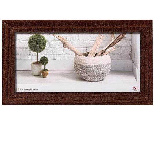 Walther Home Wooden Picture Frame - 11.75x6 inch - (No Insert) Walnut