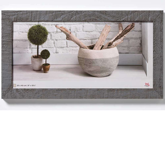 Walther Home Wooden Picture Frame - 15.75x8 inch - (No Insert) Grey