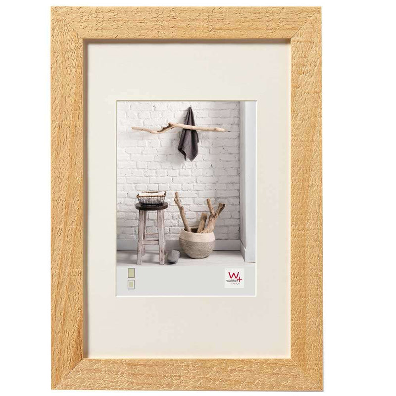 Walther Home Wooden Picture Frame - 11.75x9.5 inch - (Insert 8x6 inch) Nature Image 1