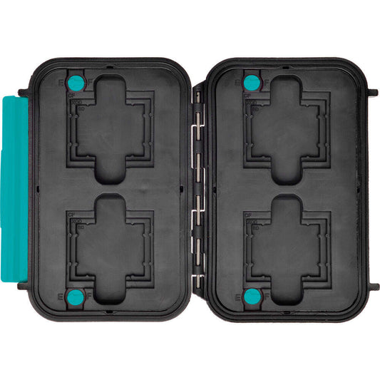 HPRC 1300 Hard Resin Case with Memory Card Holder - Black/Blue