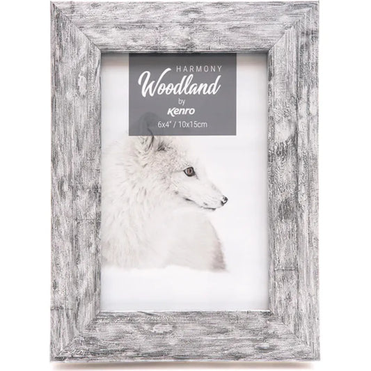 Kenro Harmony Woodland Series 8x6" Photo Frame - Grey