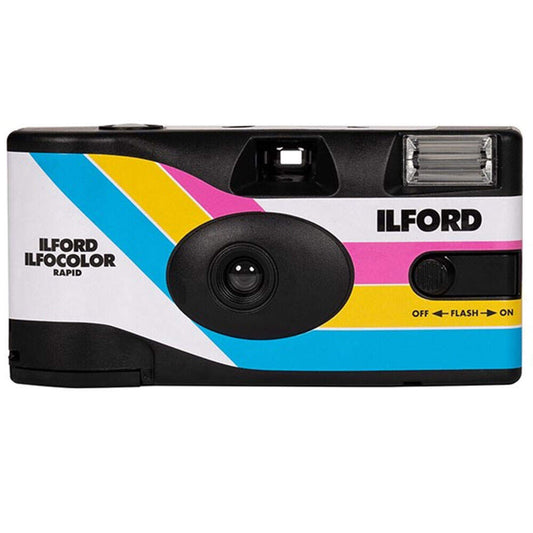 Ilford IlfoColor Rapid Retro Edition Disposable Camera - 400 ISO 27 Exp Colour Film