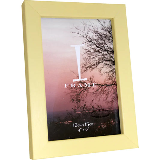 Widdop iFrame Plastic Yellow Photo Frame 4' x 6'