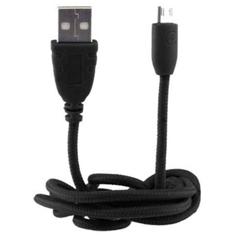 Urbanz Braided Cord 1M Micro USB Cable - Black