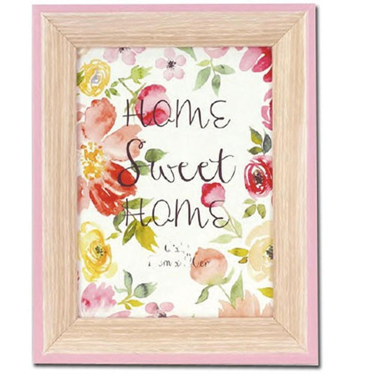 Spring Pink Wood 12x8 Photo Frame