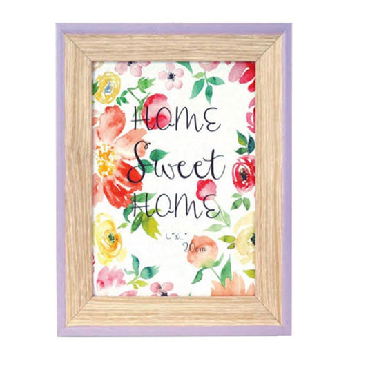 Spring Violet Wood 12x8 Photo Frame