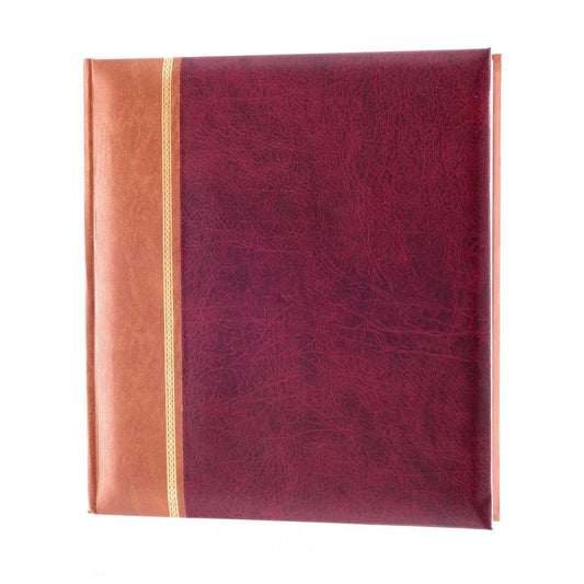 Grace Burgundy Traditional Photo Album - 100 Pages