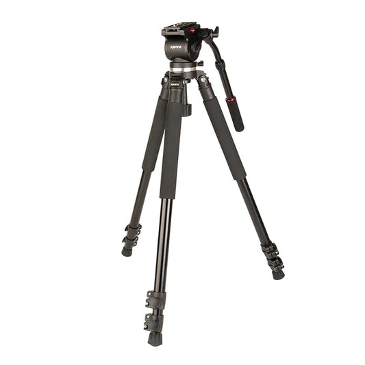Kenro Professional Carbon Fibre Video Tripod Kit | VH01B Fluid Head