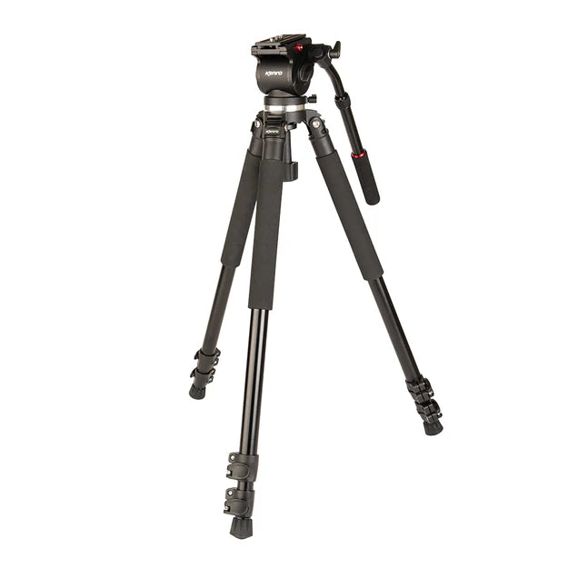 Kenro Professional Carbon Fibre Video Tripod Kit | VH01B Fluid Head