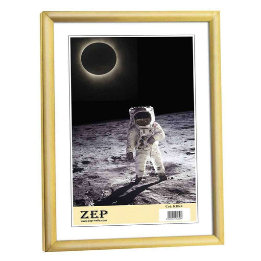 ZEP Basic Collection Photo Frame with 9x14mm Profile, Lots of Colours and Sizes Gold A4