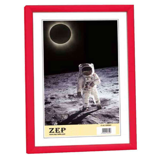 ZEP Basic Collection Photo Frame with 9x14mm Profile, Lots of Colours and Sizes Red A4