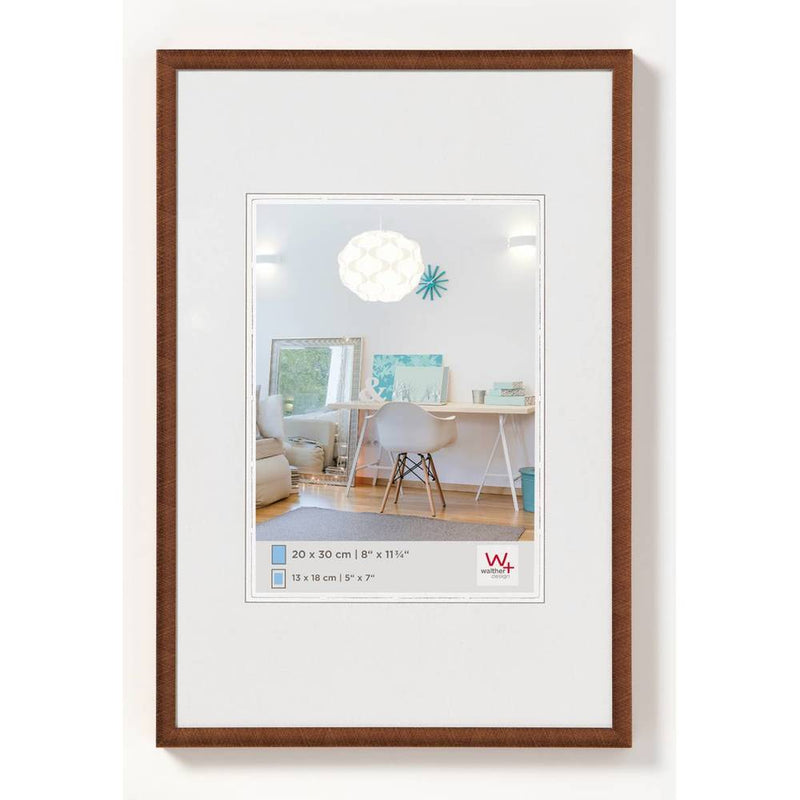 Walther New Lifestyle Photo Frame Bronze 12x8 inch - (Insert 7x5 inch) Image 1