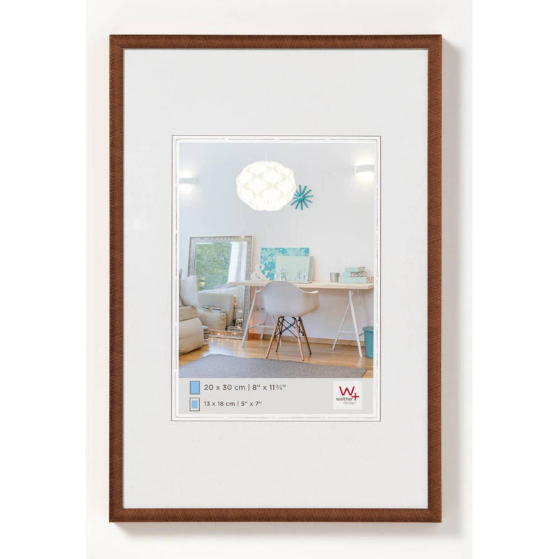 Walther New Lifestyle Photo Frame Bronze 16x12 inch - (Insert 12x8 inch) Image 1