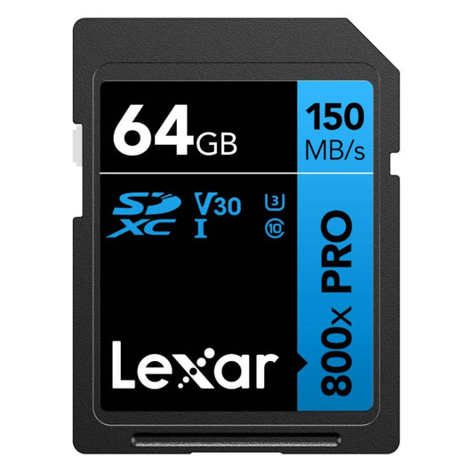 Lexar 64gb 800X PRO SDXC UHS-I SD Memory Card Image 1