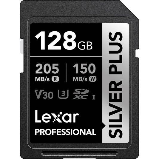 Lexar 128GB Silver Plus UHS-I SD Card