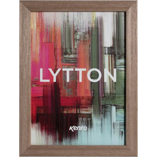 Kenro Lytton Series Wooden A4 Photo Frame - Brown