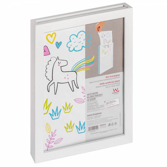 Walther Artist Explorer Kids Artwork Photo Frame For 30 A4 Sheets