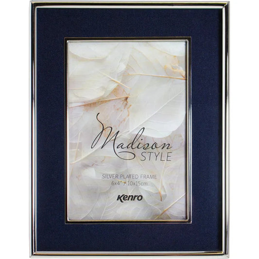 Kenro Madison Style 6x4" Frame - Blue