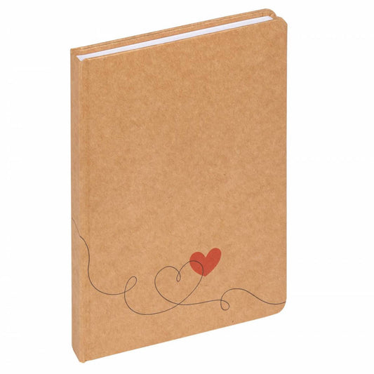 Walther Love Heart A5 Notebook in Brown Image 1