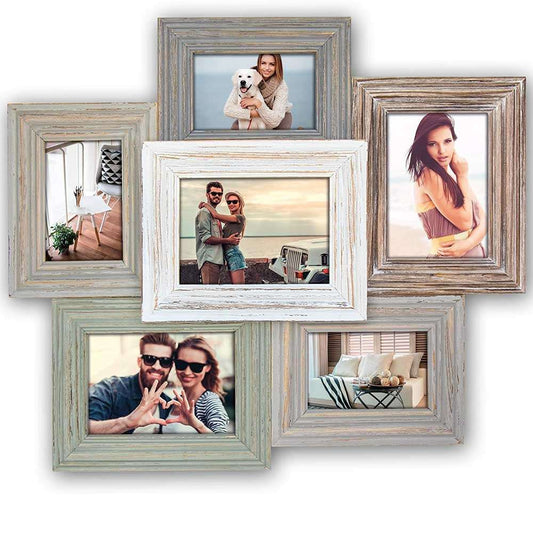 ZEP Multi Photo Frame For 6 Photos - Overall Size 60x52cm