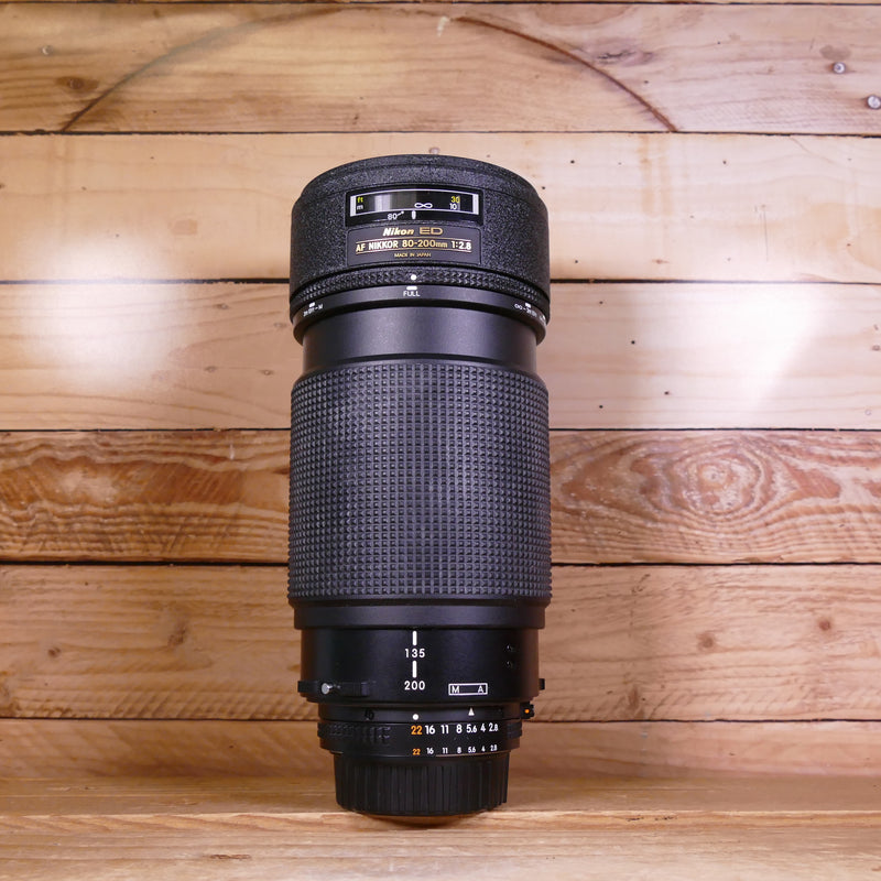 Used Nikon AF 80-200MM f2.8 ED Nikkor Lens - One Touch