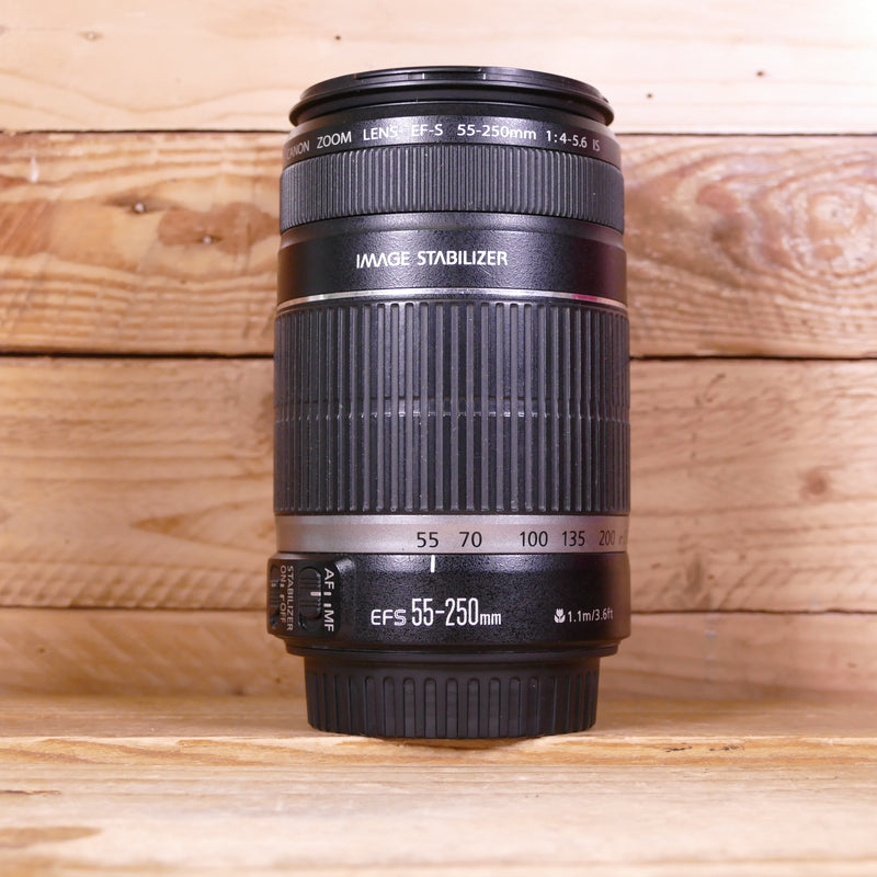 Used Canon EF-S 55-250mm F4-5.6 IS Lens