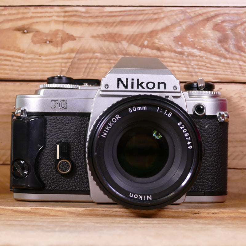 Used Nikon FG 35mm Camera with Nikkor 50mm F1.8 AIs Lens