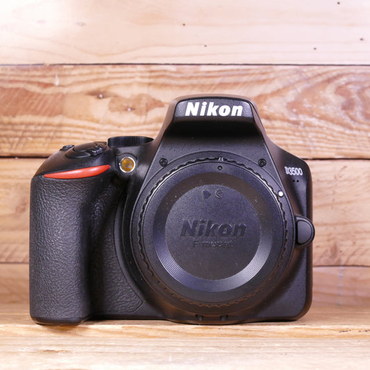 Used Nikon D3500 Black DSLR Camera Body