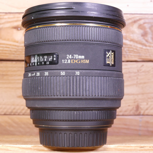 Used Sigma AF 24-70mm F2.8 EX DG HSM Lens - Canon Fit